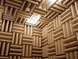 An anechoic chamber